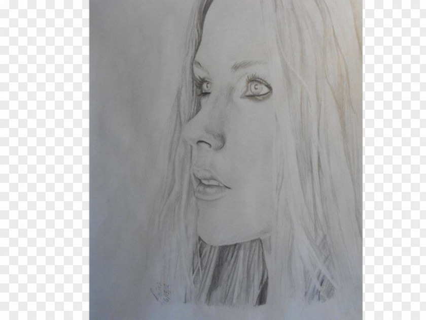 Avril Lavigne Figure Drawing Portrait Monochrome Photography PNG