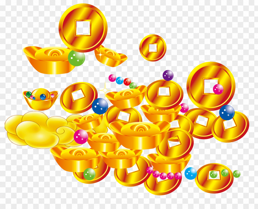 A Pile Of Gold Silver Jewellery Designer PNG