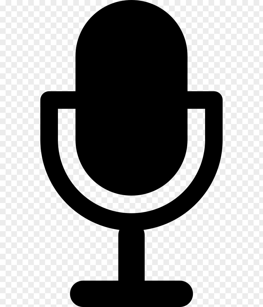 Microphone Black And White Clip Art PNG