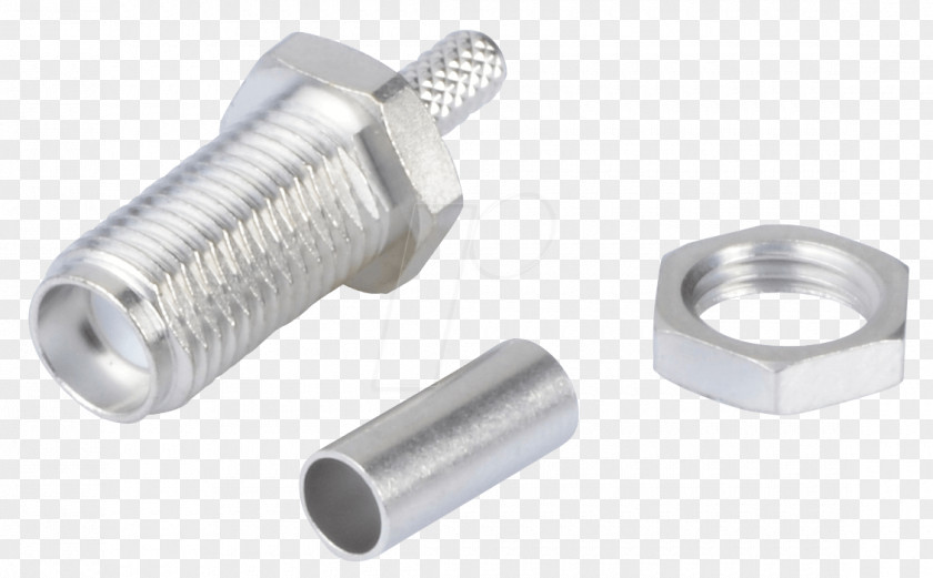 Sma Connector Fastener Crimp SMA Electrical Buchse PNG
