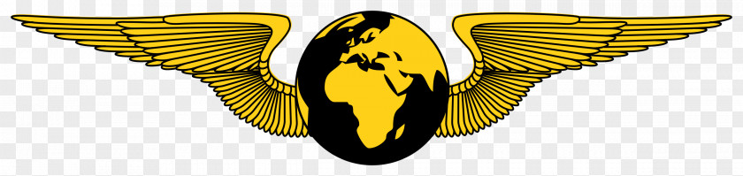 Winged Eagle Insignia Globe Symbol Logo Av Allure PNG