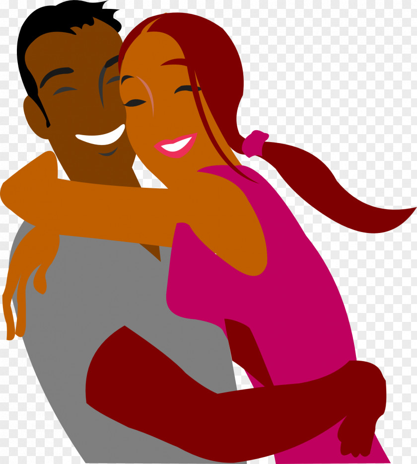 Couple Hug Intimate Relationship Clip Art PNG