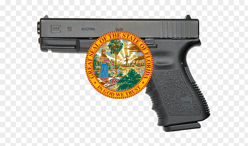 Handgun Flag Of Florida Concealed Carry Firearm Seal PNG