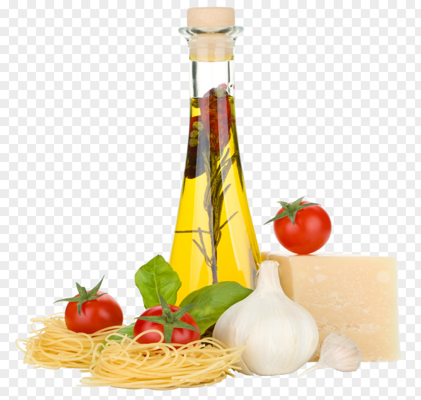 Olive Oil Pasta Italian Cuisine Basil Tomato PNG