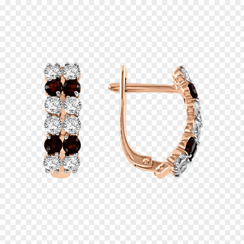 Silver Earring Body Jewellery Bracelet Cubic Zirconia Garnet PNG