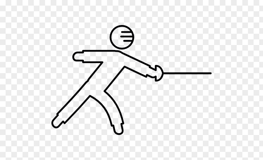 Symbol Fencing Sport Foil PNG