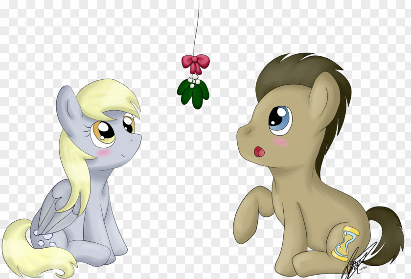 What Happens Under The Mistletoe My Little Pony: Friendship Is Magic Fandom Derpy Hooves Horse Cartoon PNG