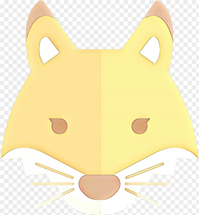 Yellow Nose Cartoon Whiskers Snout PNG