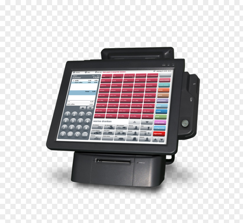 Casio Cash Register Point Of Sale Price Carian BV Horeca & Winkel Kassasystemen PNG