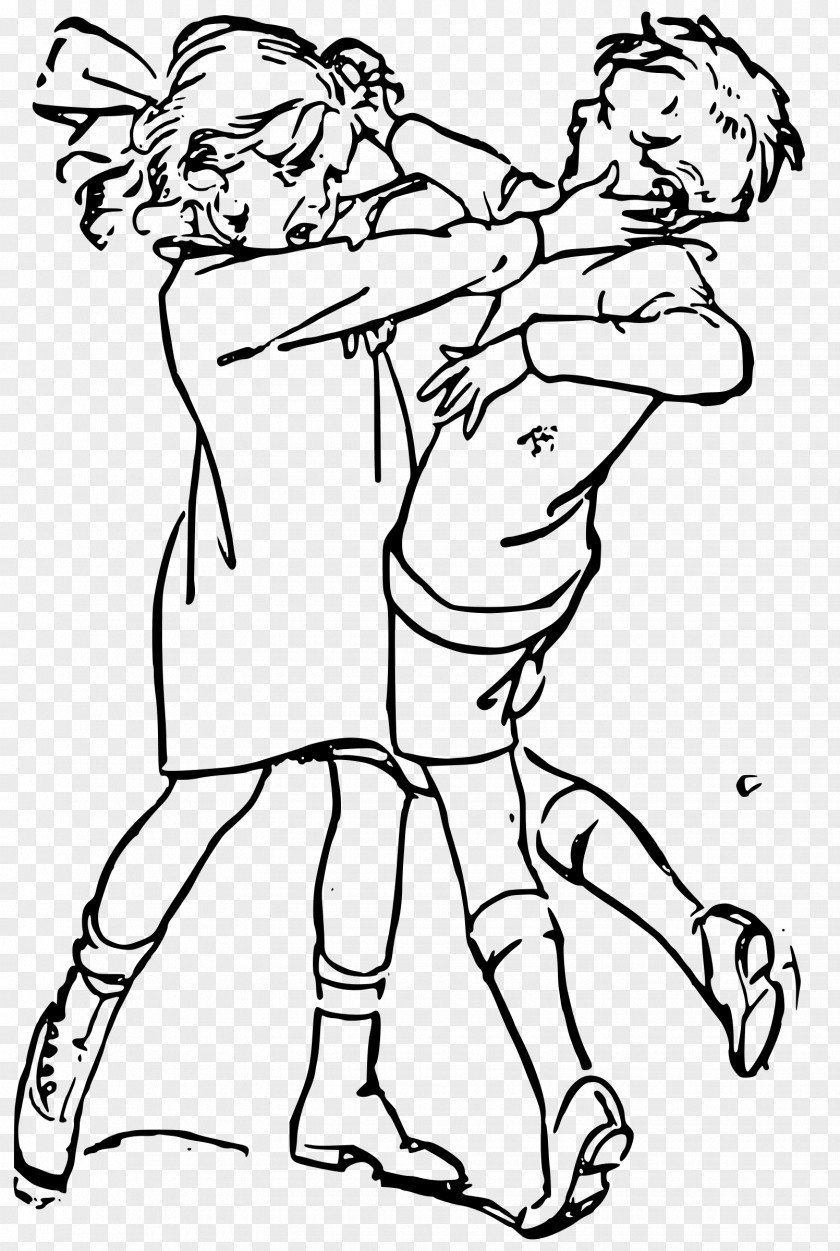 Draw Child Combat Coloring Book Clip Art PNG