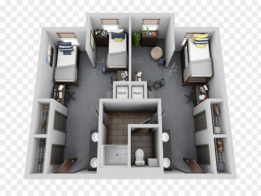 People Sleep Dormitory UK Housing & Residence Life House Room Suite PNG