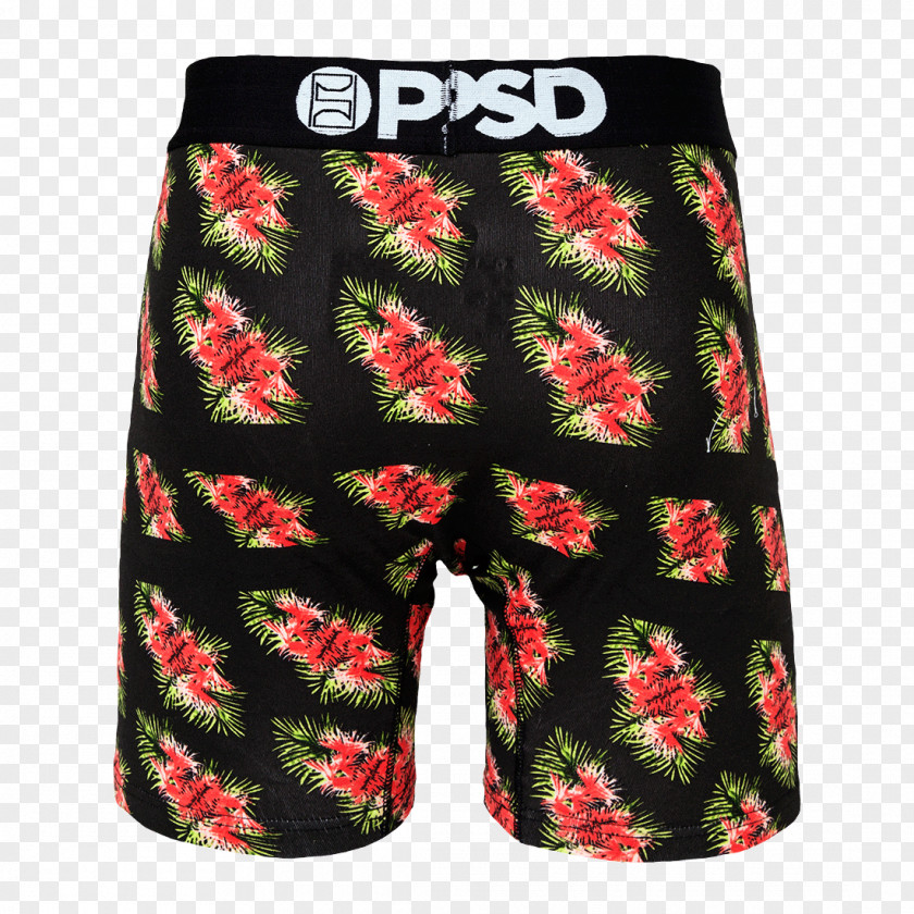 Tropic Flower Trunks Swim Briefs Underpants Boxer Shorts PNG