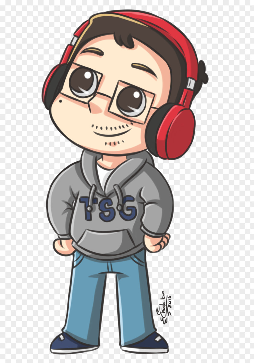 Youtube YouTube Fan Art Cartoon Gamer PNG