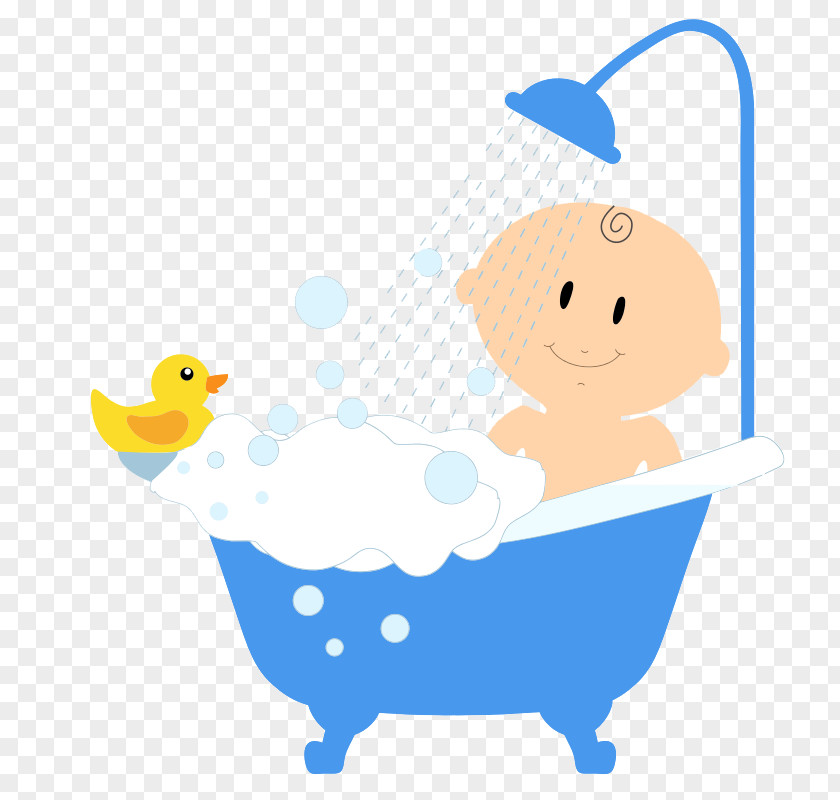 Bathing Kids Shower Bathtub Bathroom Infant Clip Art PNG