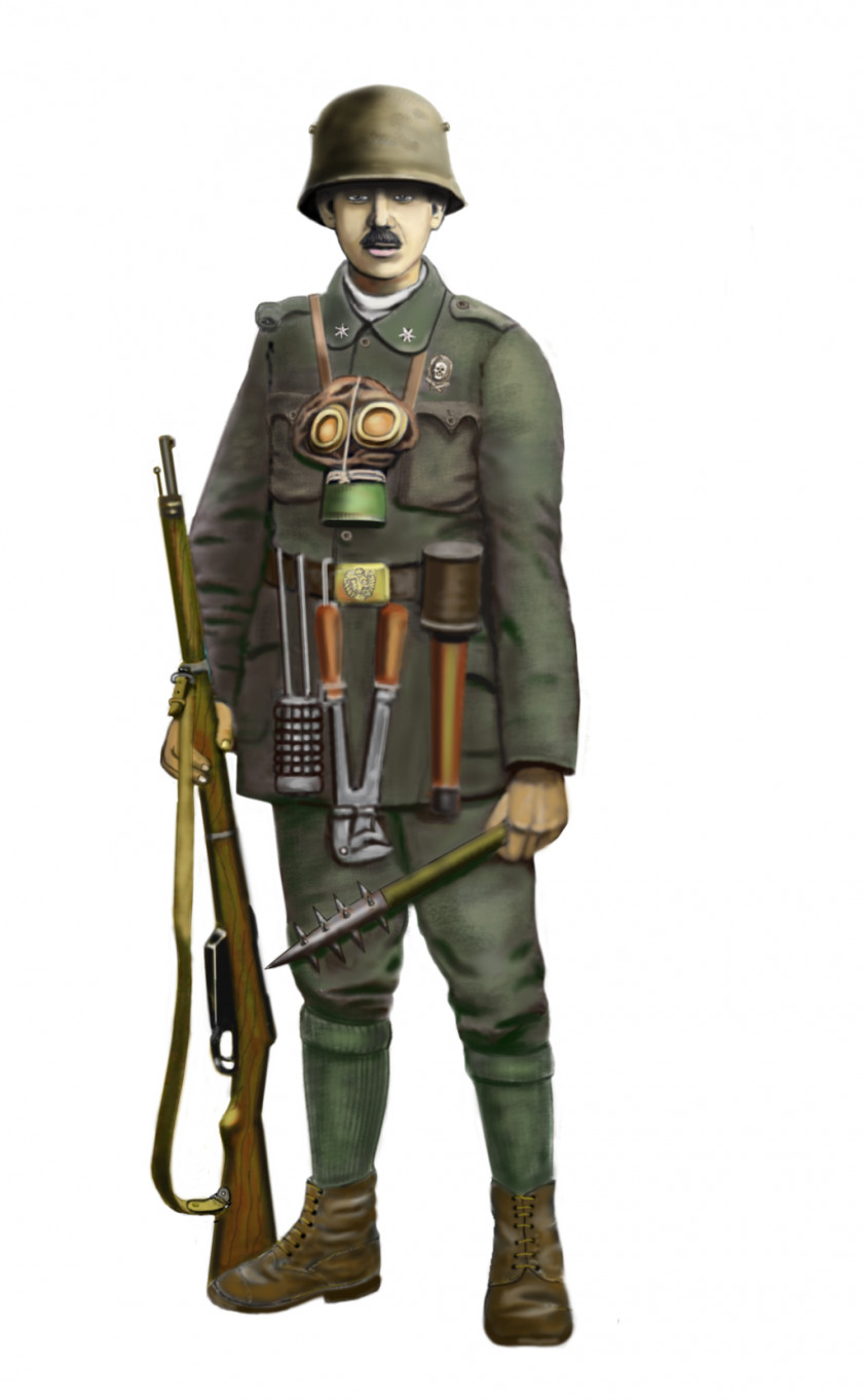 Soldier First World War Infantry Stormtrooper Shock Troops PNG