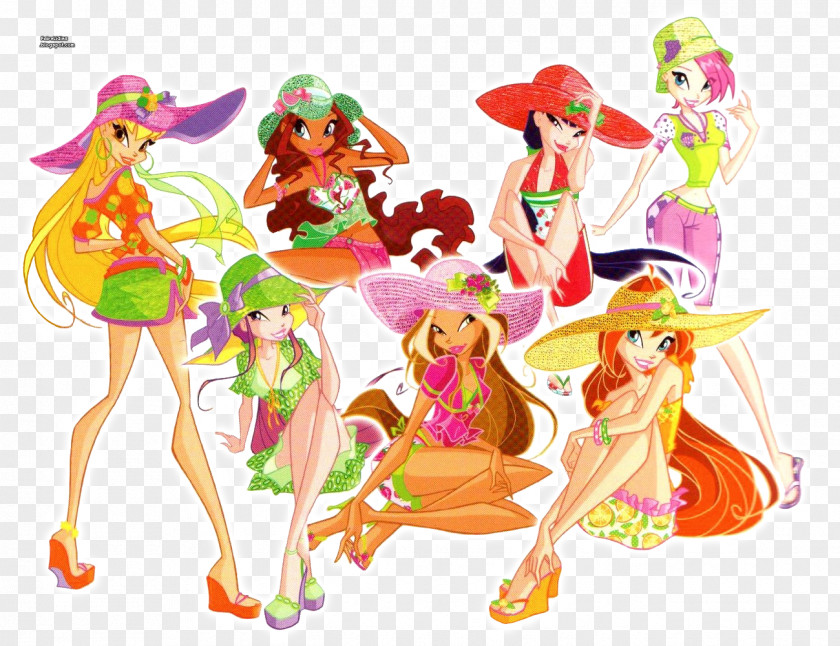 Winx Bloom Flora Musa Tecna Roxy PNG