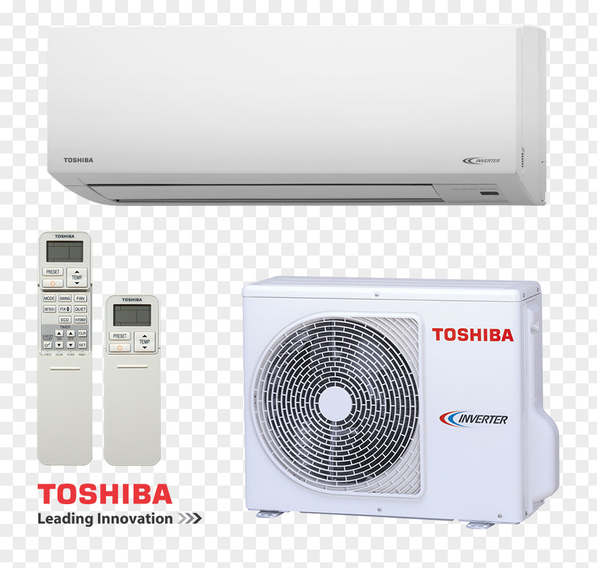 Air Conditioning Toshiba Conditioner Sistema Split Inverterska Klima PNG
