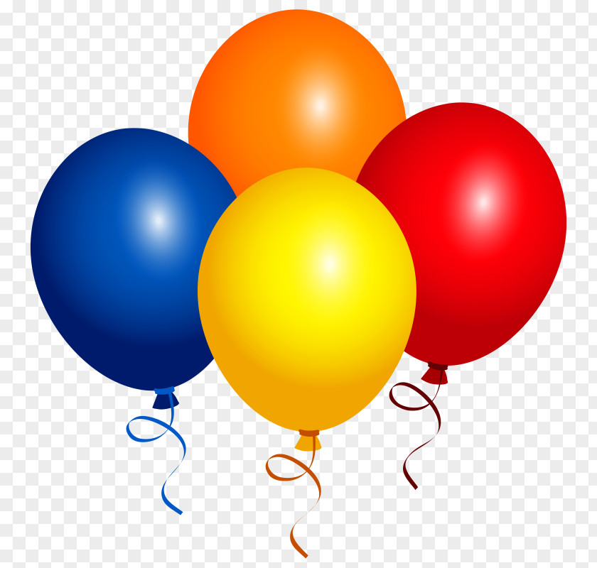 Balloon Serpentine Streamer Confetti Clip Art Party PNG