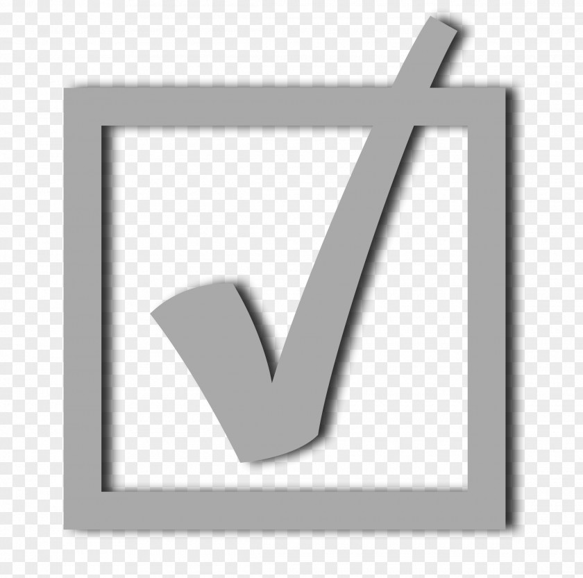 Checkmark Rectangle Line PNG