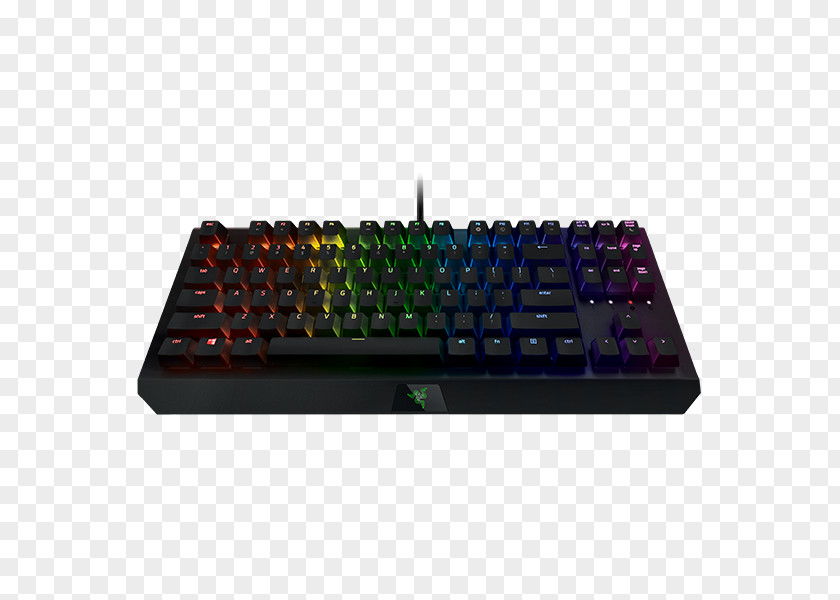 Computer Mouse Keyboard Razer BlackWidow X Chroma Blackwidow Tournament Edition Gaming Keypad PNG