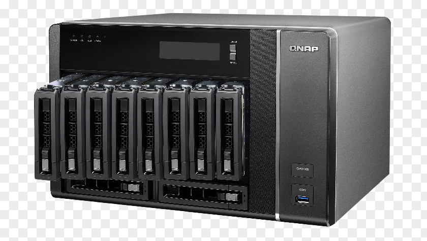 Enterprise X Chin Disk Array Intel Core Multi-core Processor QNAP Systems, Inc. PNG