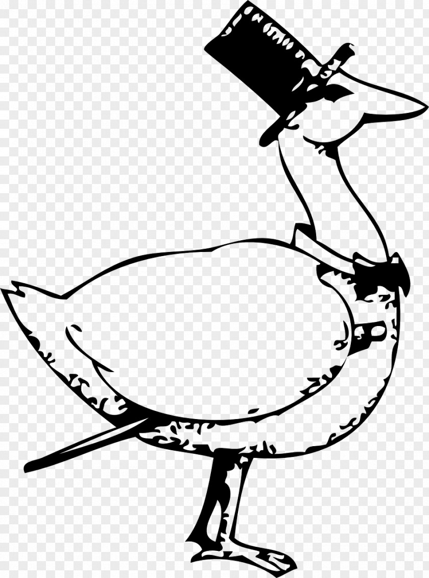 Goose New Year's Resolution Clip Art PNG