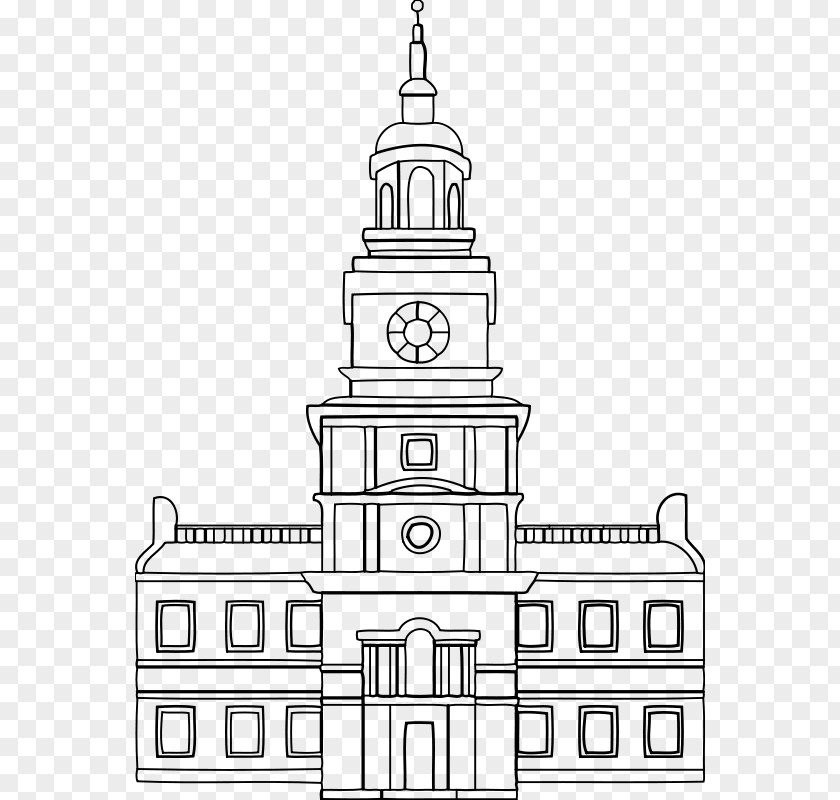 Independence Hall National Historical Park Drawing Clip Art PNG
