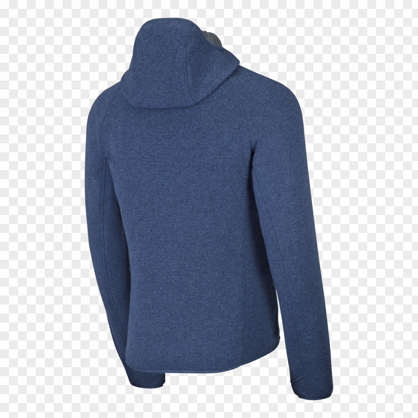 Shirt Hoodie Polar Fleece Bluza Cobalt Blue PNG