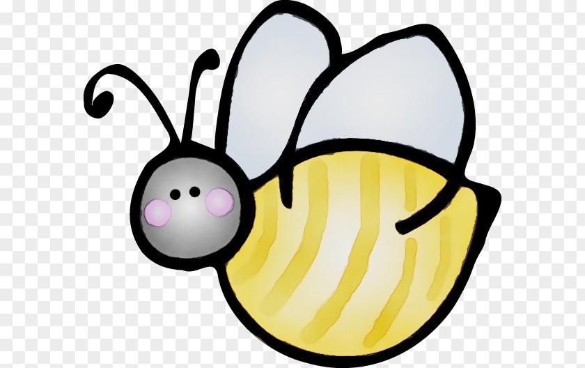 Smile Honeybee Cartoon Bee PNG