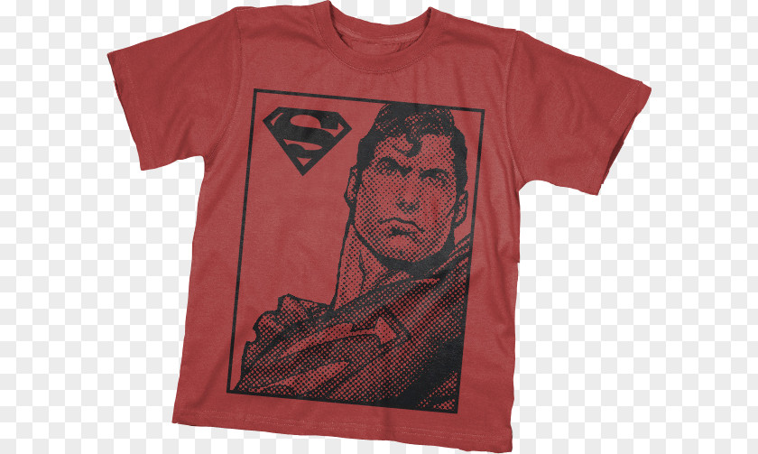Superman Red Scarf T-shirt Clothing Outerwear Sleeve PNG