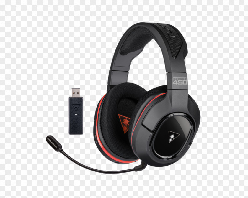 Turtle Beach Wireless Headset 360 Ear Force Stealth 450 Corporation 7.1 Surround Sound Headphones PNG