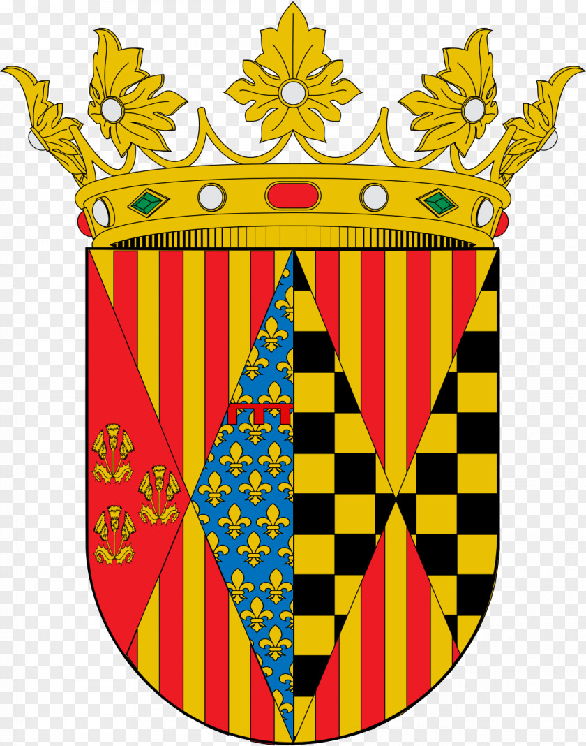 Aristocracy Pennant Spain Coat Of Arms Escutcheon Duke Medinaceli PNG