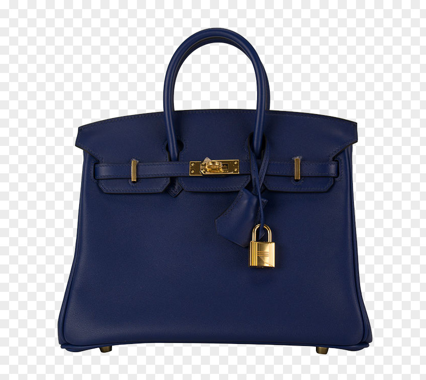 HERMES Hermes Classic Blue Bag Birkin Handbag Hermxe8s Leather PNG