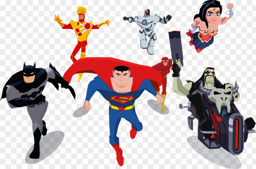 Superman Superhero The Flash Cyborg Clip Art PNG