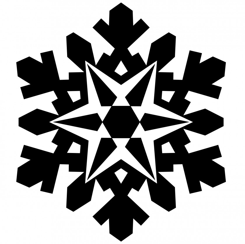 Snowflake Silhouette Cliparts Euclidean Vector Clip Art PNG