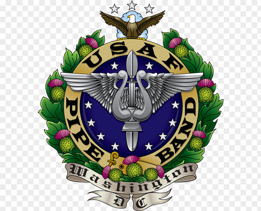 United States Air Force Band Pipe PNG