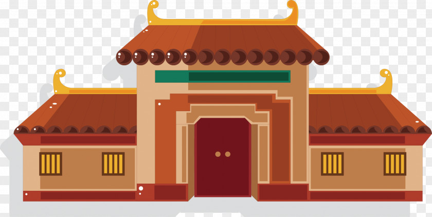Ancient Palace China Architecture Building House PNG