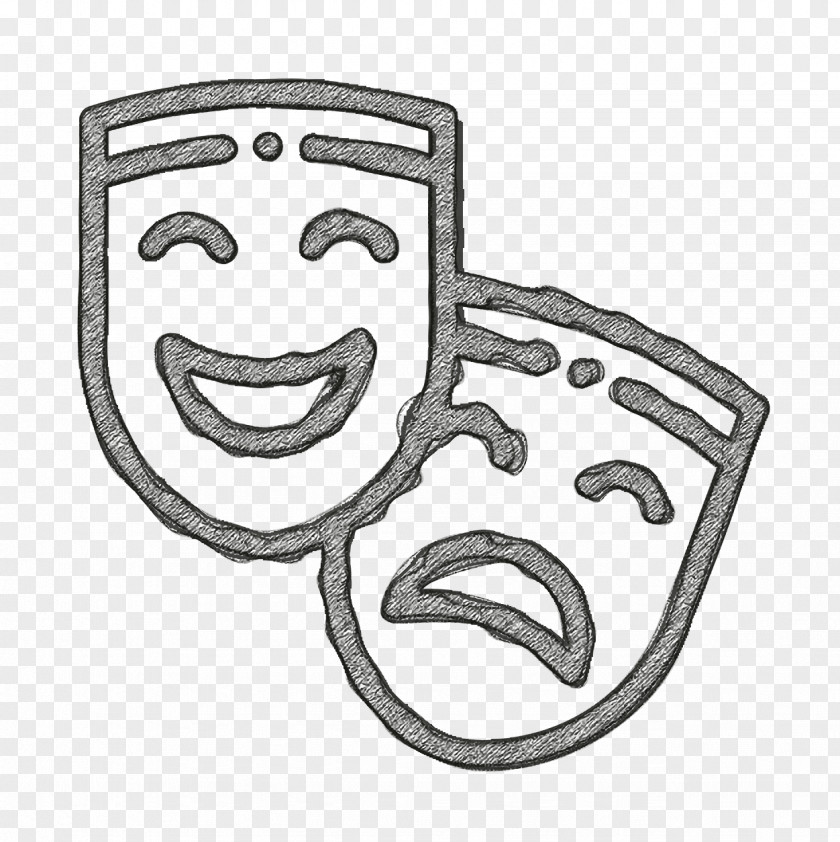 Brazilian Carnival Icon Theater Masks PNG