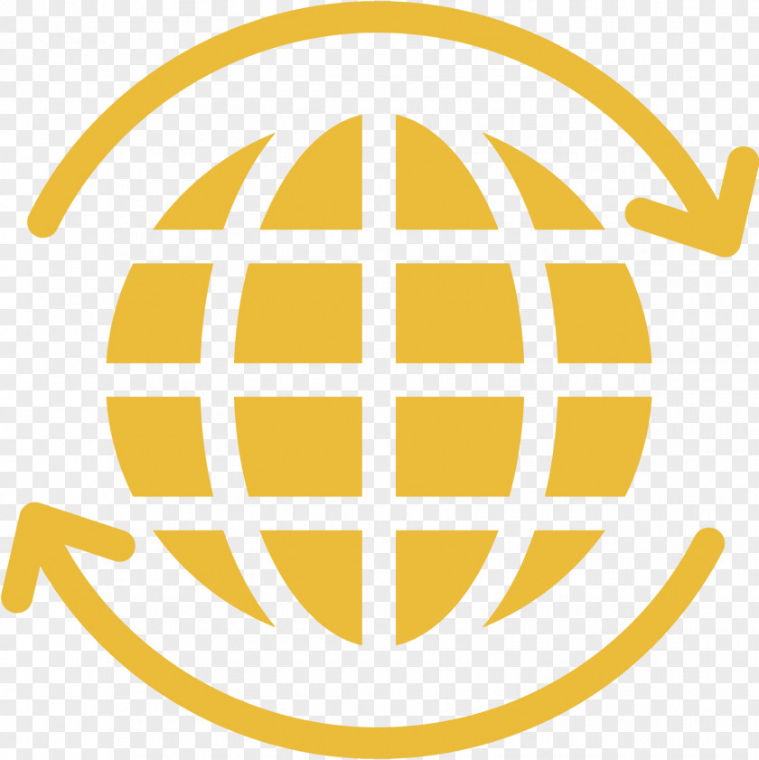 Globe Vector World Icon Design PNG