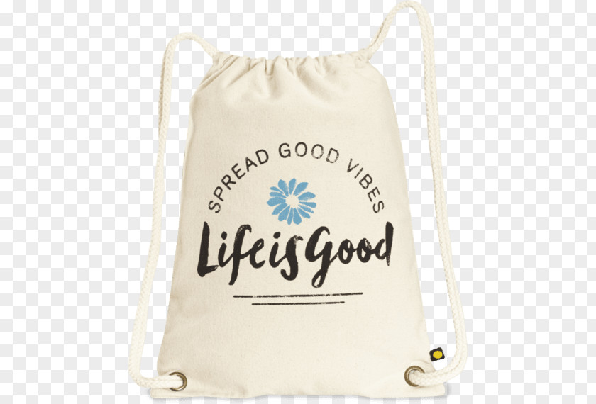 GOOD VIBES Life Is Good Company Heart Bag PNG
