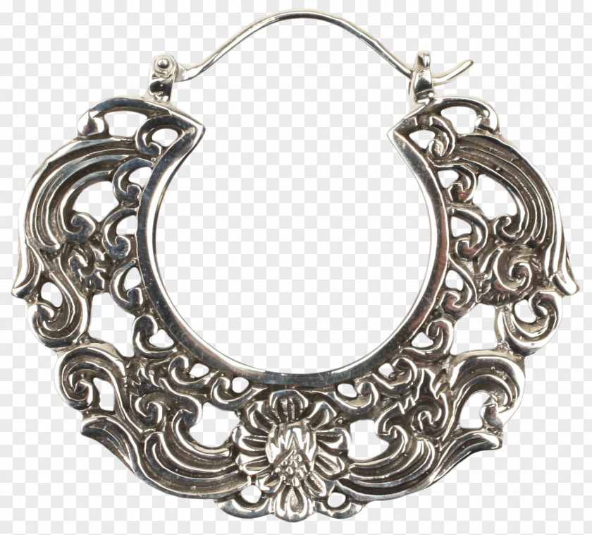 Jewelry Earring Body Jewellery Necklace Silver PNG