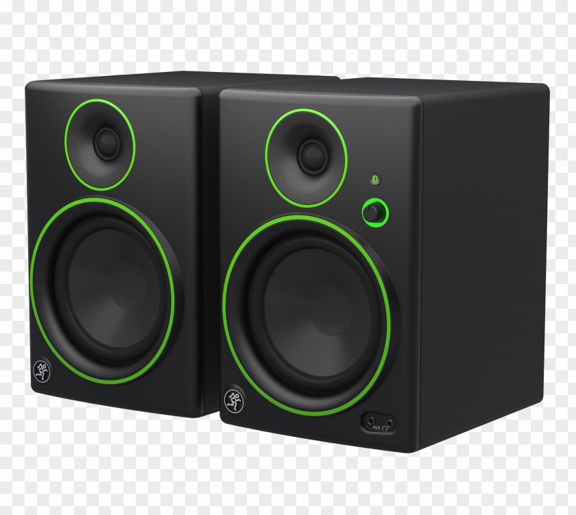 Speakers Mackie Studio Monitor Loudspeaker Computer Audio PNG