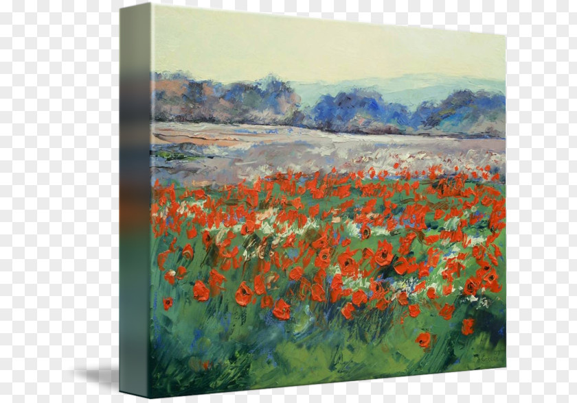Painting Poppy In Flanders Fields First World War Menin Gate PNG