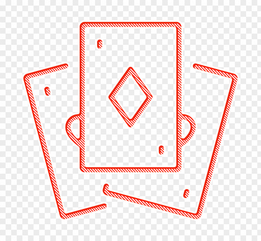 Poker Icon Boardgames Line Playing Cards PNG