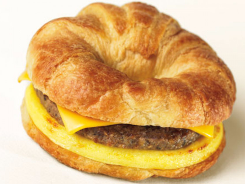 Сroissant Croissant Bacon, Egg And Cheese Sandwich Breakfast PNG