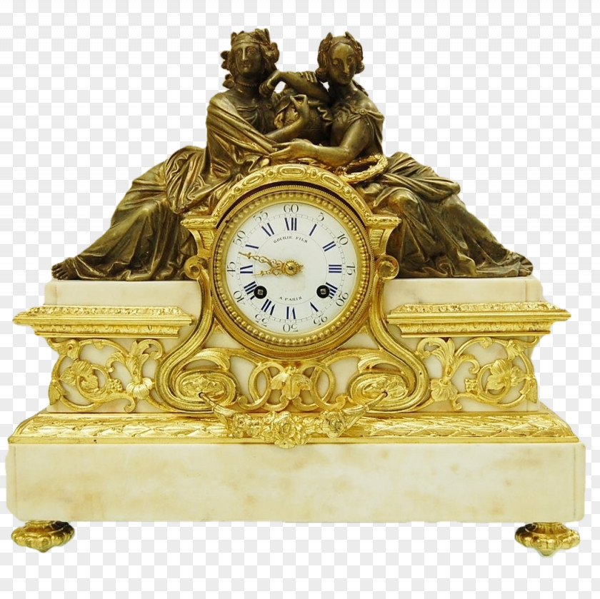Clock Pendulum Antique Bijouterie Horlogerie PNG