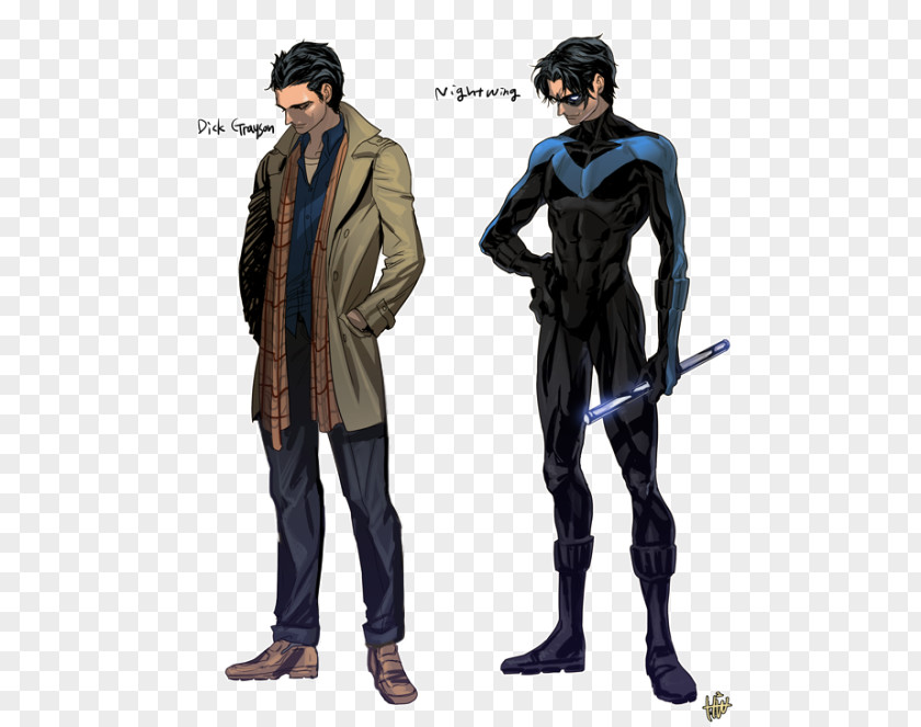 Miss Martian Dick Grayson Nightwing Batman Robin Costume PNG