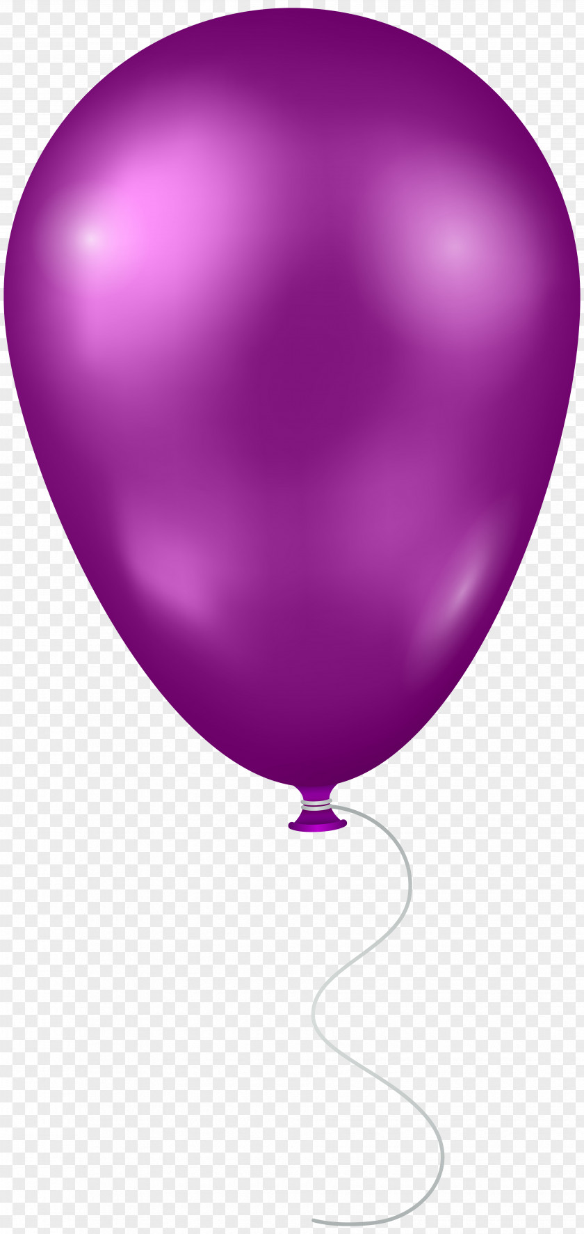 Purple Balloon Transparent Clip Art Image Heart PNG