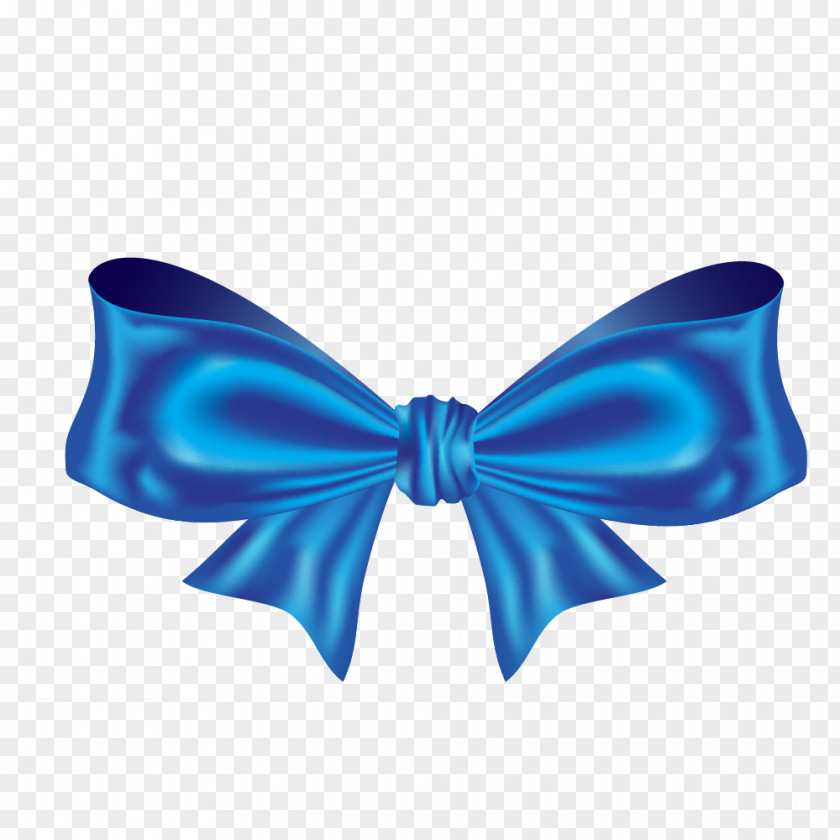 Blue Ribbon Bow Tie Royalty-free PNG