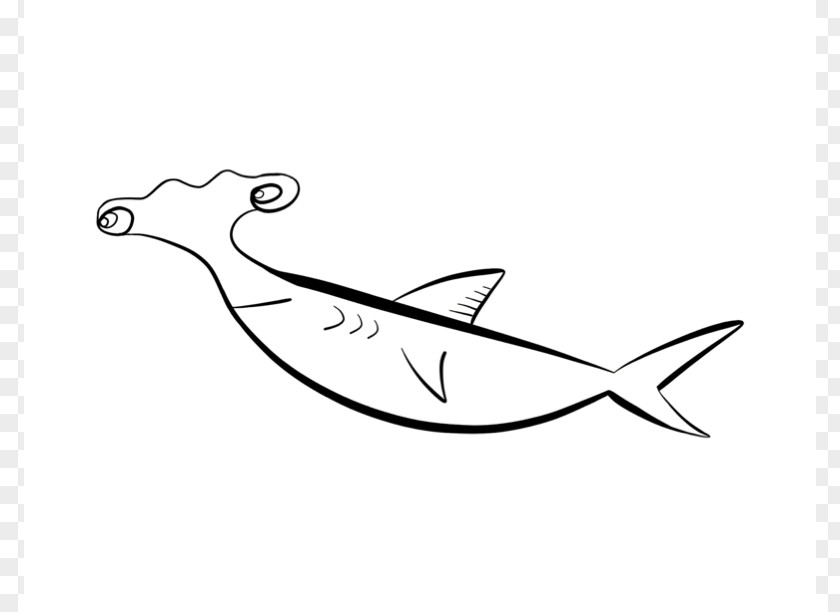 Hammerhead Shark Cartoon Coloring Book Bull Clip Art PNG